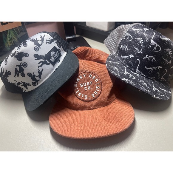 Binky bro & Brimmz kids hat size XS & toddler set of 3 - Picture 11 of 11